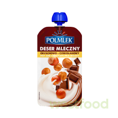 Десерт молочний 150г Polmlek шоколадно-горіховий /уп.8шт/