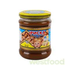 Молоко згущене варене Іриска 470г скло ПМКК /уп.12шт/