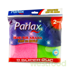 Серветки з мікрофібри Parlax 2шт (махрова+для скла)