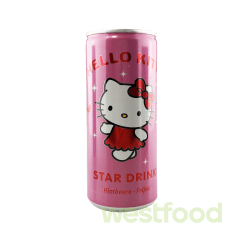 Напій б/а HelloKitty Star Drink Малина-фейхоа 250мл ж/б /в уп.24шт/