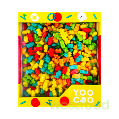 Жув.цукерки YooCoo 1,5кг ВедмедикиНЕОН/SourNeonBears