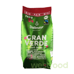 Кава в зернах Dallmayr GranVerde BIO 750г /уп.4шт/