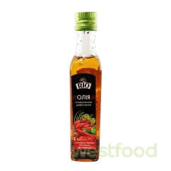 Олія соняшникова з перцем/базилік/томатами 250г Ріо /уп.12шт/