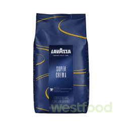 Кава в зернах LAVAZZA Super Crema 1 кг /в уп.6шт/