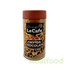 Кава розчинна LeCafe Crema Chocolate 75г скло /уп.6шт/