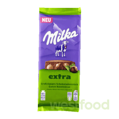Шоколад Milka 190г Ganze Haselnusse /в уп.12шт/