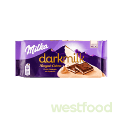 Шоколад Milka  85г Darkmilk Nougat-Creme