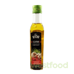 Олія соняшникова з томатами/часник/базиліком 250г Ріо /уп.12шт/