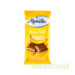 Шоколад Alpinella Банан 100г /в уп.19шт/