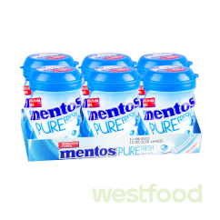 Жув.гумка MENTOS PureFresh Банка 56г /в уп.6шт/