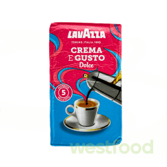 Кава мелена LAVAZZA Crema e gusto DOLCE 250 г/в уп.20шт/