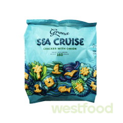 Печиво Грона Крекер Морський круїз з цибулею 160г /уп.18шт/