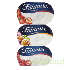 Йогурт Fantasia 118г з джемом в асорт. /в уп.12шт/
