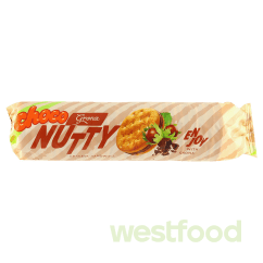 Крекер-сендвіч Грона Шоколадно-горіхова начинка 195г туб /уп.21шт/