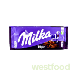 Шоколад Milka  90г Triple /в уп.20 шт/