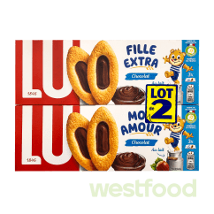 Печиво LU 2*120г Extra/Amour Chocolat  /уп.10шт/