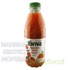 Сік Riviva 1л Морква-Малина-Яблуко /в уп.6шт/