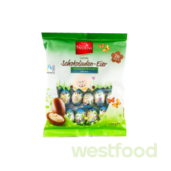 Шоколадні яйця Favorina 180г горіх /уп.60шт/