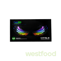 Рукавиці нітрилові Care365 чорні 50пар розмір M