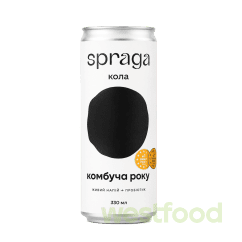 Напій Комбуча Spraga 330мл ж/б Кола /уп.12шт/