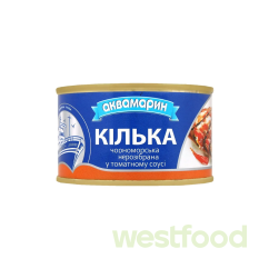 Кілька в томатн.соусі Аквамарин 230г нероз./в уп.36шт/