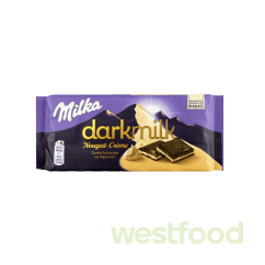 Шоколад Milka  85г Darkmilk Nougat-Creme /уп.21шт/