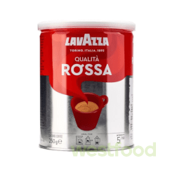 Кава мелена LAVAZZA ж/б Rossa 250г/в уп.12шт/