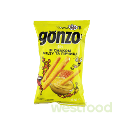Соломка фрі GONZO 40г Мед та гірчиця