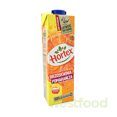 Сік Hortex 1 л персик-апельсин /в уп.6шт/