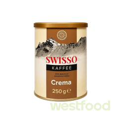 Кава мелена Swisso 250г Crema ж/б /в уп.12шт/