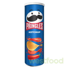 Чіпси Pringles 165г кетчуп  /в уп.19шт/