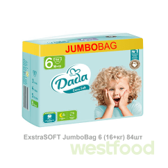 Підгузники Dada ExstraSOFT JumboBag 6 (16+кг) 84шт