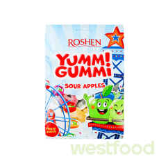 Цукерки желейні YummiGummi 165г Apples /уп.14шт/