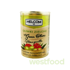 Оливки HELCOM з паприкою 280г /в упак. 12шт