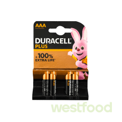 Батерейки Duracell 4шт AAA