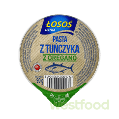 Паста з тунця LososUstka 90г з орегано /уп.12шт/