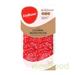 Салямі Золотиста с/к в/с в/п нар.серв 80г Глобино