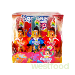 Льодяники Woogie SqueezyPop, упаковка 12шт*80г