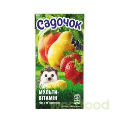 Сік Садочок 0,95л Мульти-вітамін /в уп.12шт/