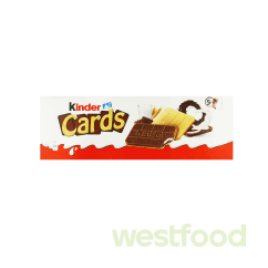 Печиво Kinder Cards, 128г/в уп.20шт/