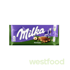 Шоколад Milka  90г Haselnuss /в уп.24шт/