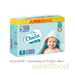 Підгузники Dada ExstraSOFT JumboBag 5(15-25кг) 68шт