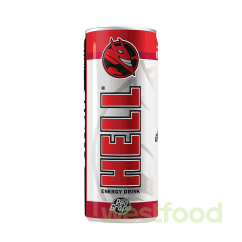 Енергетичний напій HELL 250мл Red Grape /в уп.24шт/