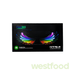 Рукавиці нітрилові Care365 чорні 50пар розмір S