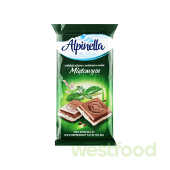 Шоколад Alpinella М'ята 100г /в уп.19шт/
