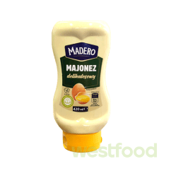 Майонез Madero Delikatesowy 420мл пласт./уп.10шт/