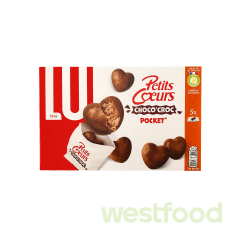 Печиво LU 180г Petits Coeurs Choco'Сroc Pocket /уп.16шт/