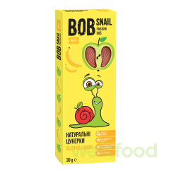 Цукерки Bob Snail яблучно-бананові 30г