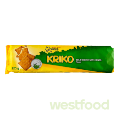 Крекер Грона Кріко Сметана з зеленню 223г /уп.21шт/