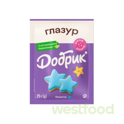 Глазур з натуральн.барвниками 75г Добрик /уп.20шт/